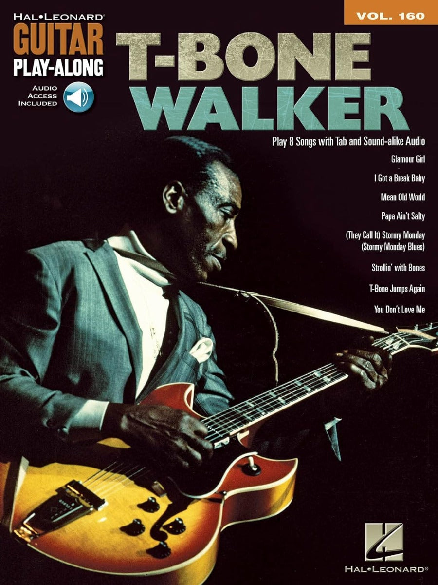 T Bone Walker Guitar Play Along Volume 160 Bk/Ola