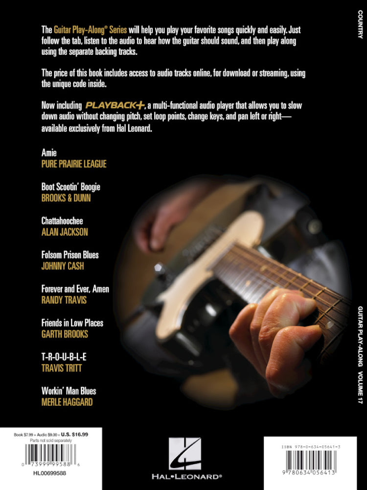 Country Guitar Play Along Volume 17 Bk/Ola