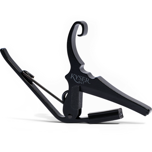 Kyser Quick Change Low Tension Acoustic Guitar Capo in Matte Black