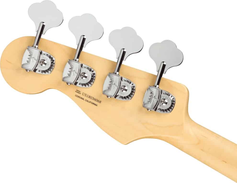 Fender American Performer Jazz Bass, Maple Fingerboard in Satin Surf Green