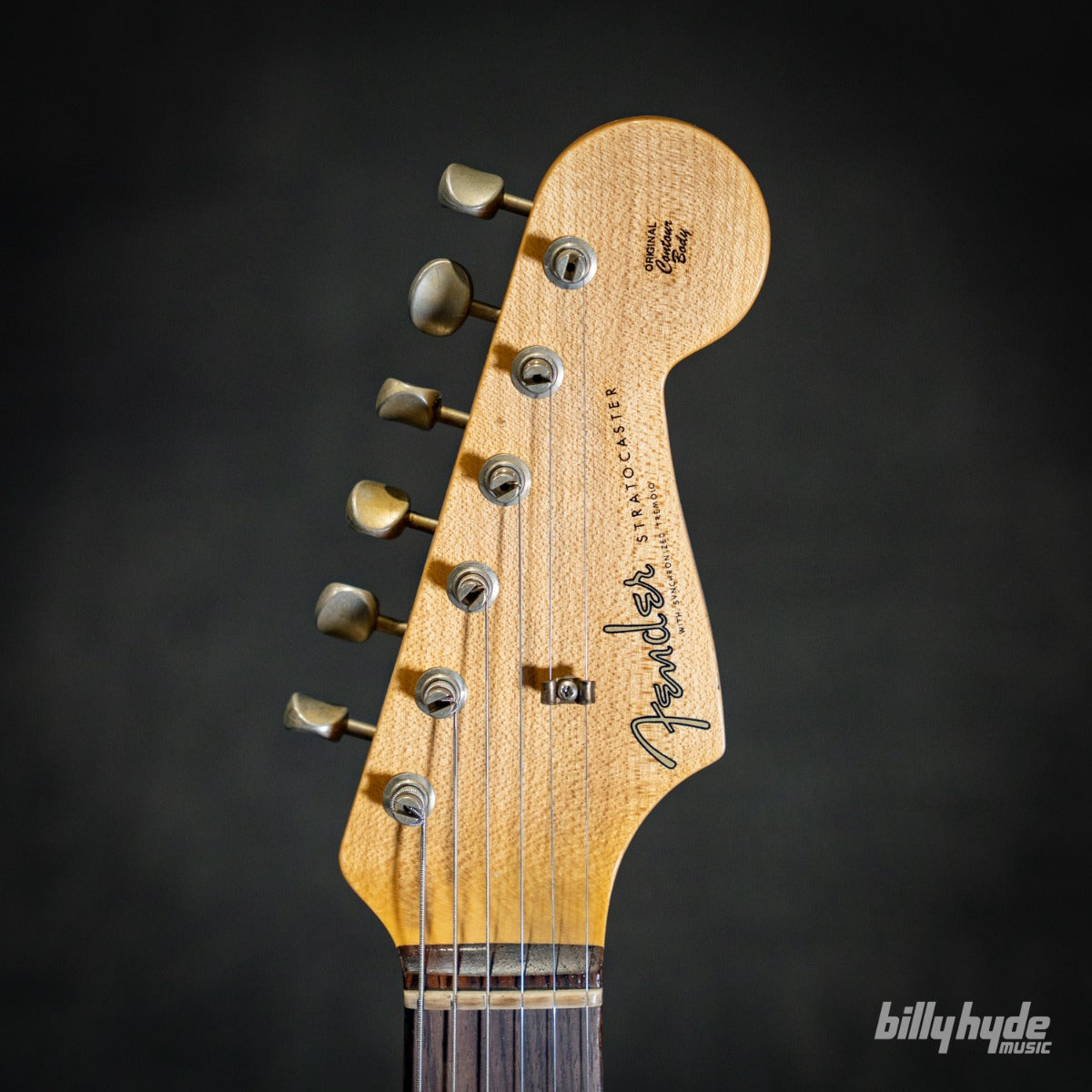 Fender Custom Shop 1959 Stratocaster Journeyman Relic Electric Guitar in Faded Aged Sage Green Metallic