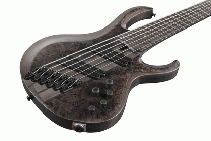 Ibanez BTB806MS TGF Electric 6 String Bass in Transparent Gray Flat