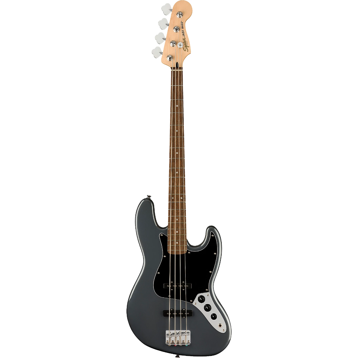 Squier Affinity Series Jazz Bass in Charcoal Frost Metallic