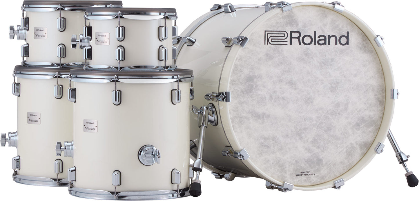 Roland VAD716 V-Drums Acoustic Design Kit in Pearl White