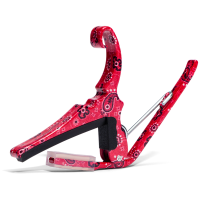 Kyser Quick Change Acoustic Guitar Capo in Red Bandana