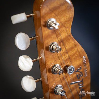 Fender Custom Shop American Custom Telecaster NOS Electric Guitar in Sapphire Blue Transparent