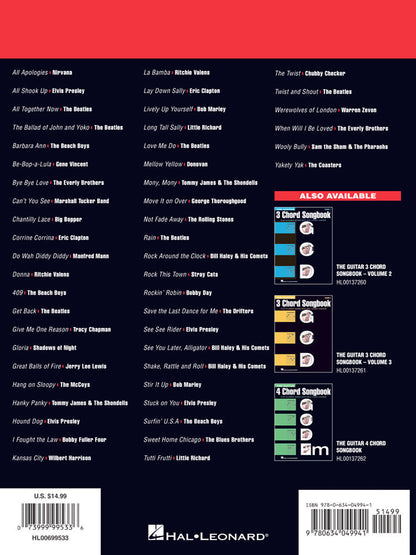 The Guitar 3 Chord Songbook