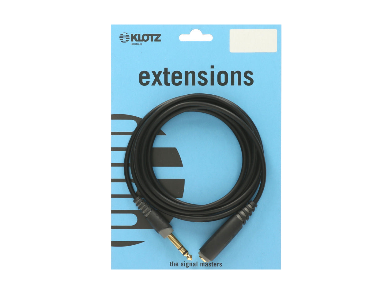 Klotz ASEX20600 6m Headphone Extension Jack Plug 6.35 mm