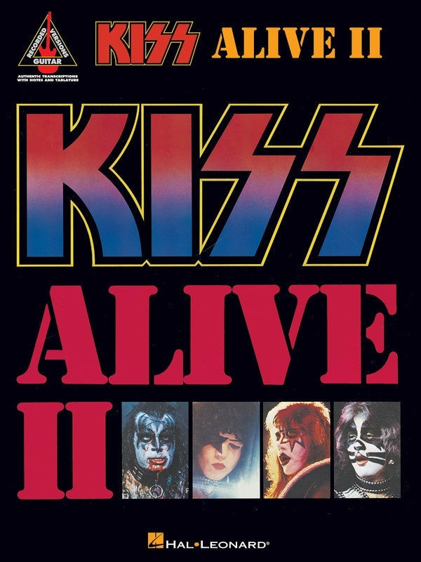 Kiss Alive II Recorded Version Guitar Tab
