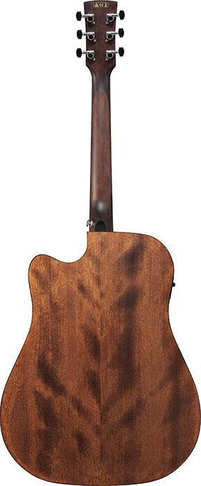 Ibanez AW54CE Artwood Dreadnought Acoustic Guitar in Open Pore Natural