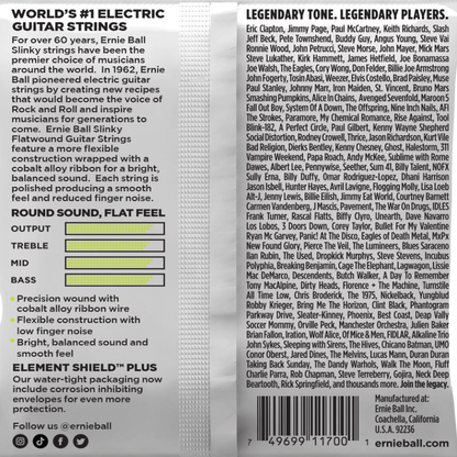 Ernie Ball Regular Slinky Flatwound Electric Guitar Strings 10-46 Gauge