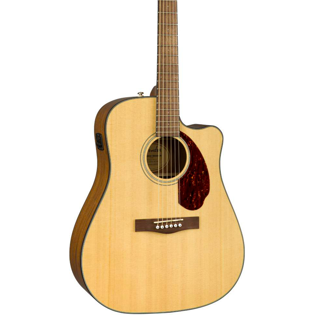 Fender CD 140SCE Acoustic Electric Guitar, Walnut Fingerboard  in Natural