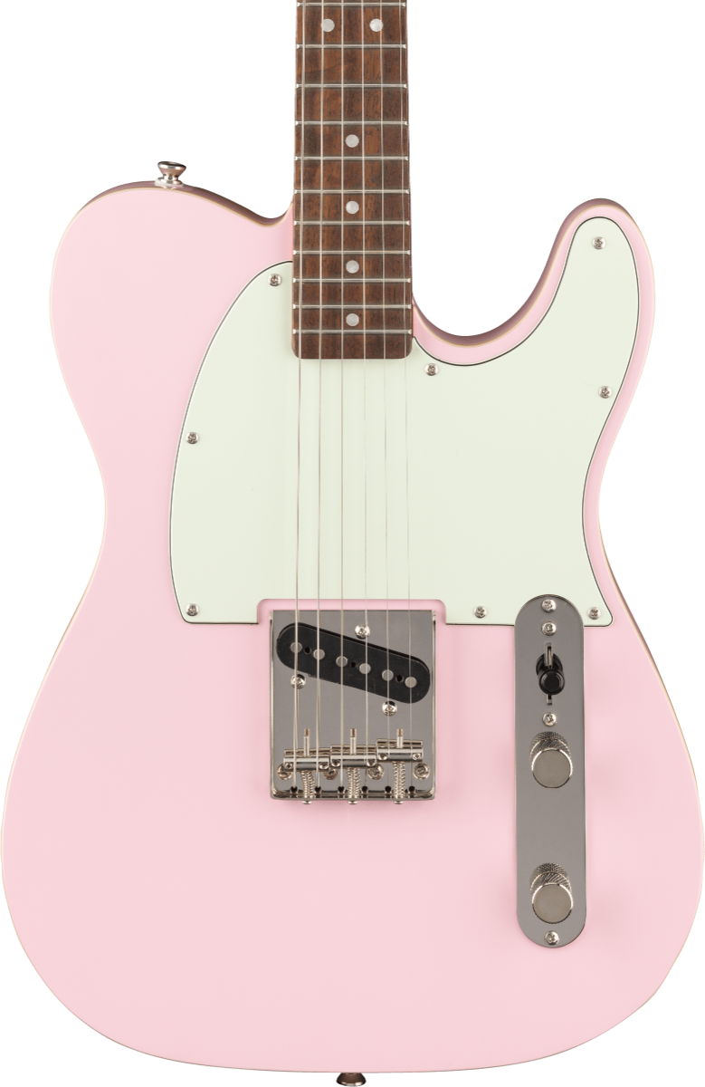 Squier FSR Classic Vibe '60s Custom Esquire, Laurel Fingerboard, Mint Pickguard in Shell Pink