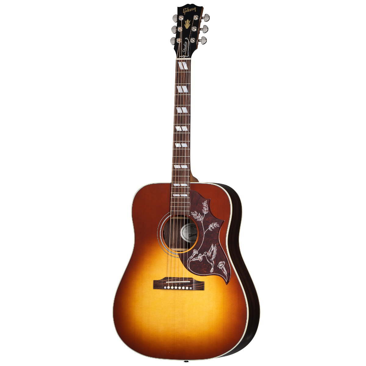 Gibson Hummingbird Studio Rosewood Acoustic Guitar in Satin Rosewood Burst