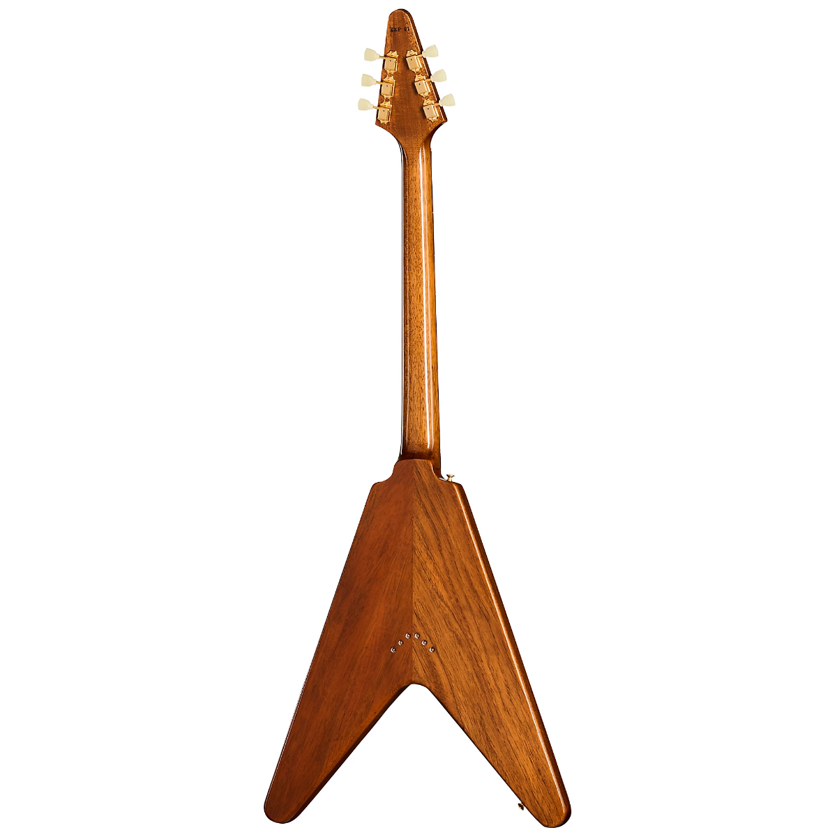 Gibson Custom 1958 Mahogany Flying V Reissue Electric Guitar in Antique Natural