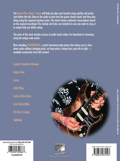 Stevie Ray Vaughan Guitar Playalong Volume 49 BK/OLA