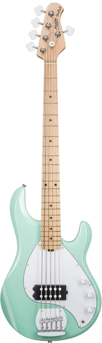 Sterling By Music Man StingRay Ray5 5 String in Mint Green