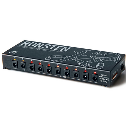 EBS Runsten Advanced Multi DC Pedal Board Power Supply