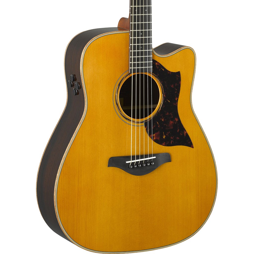Yamaha A3R Acoustic Electric Guitar in Vintage Natural