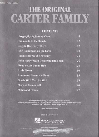 The Original Carter Family PVG