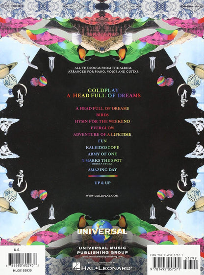 Coldplay A Head Full of Dreams PVG