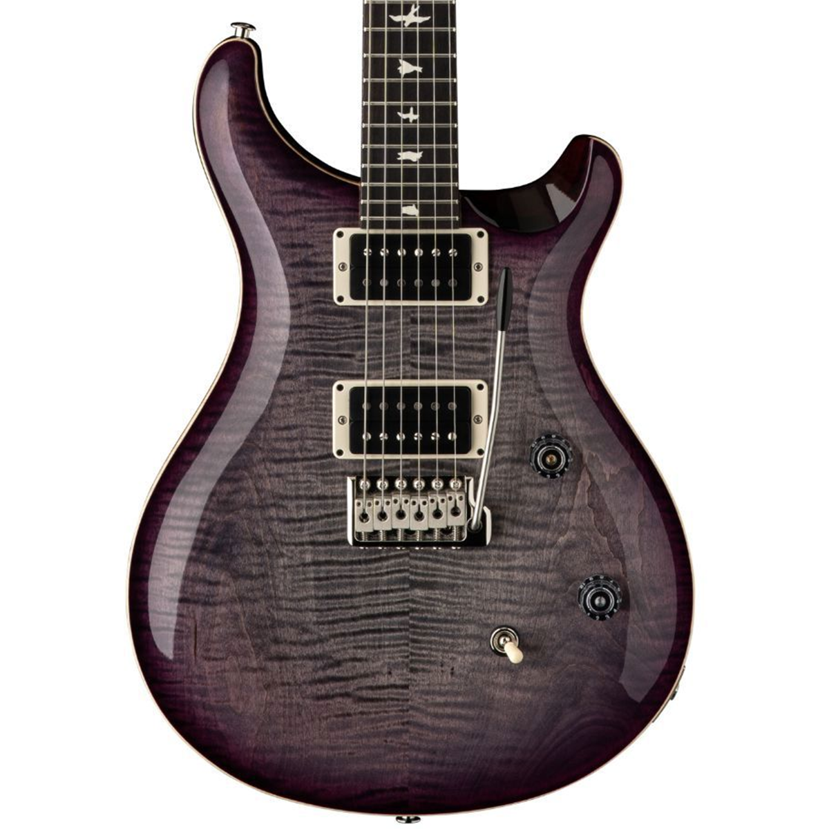 PRS USA CE 24 Electric Guitar in Faded Gray Black Purpleburst