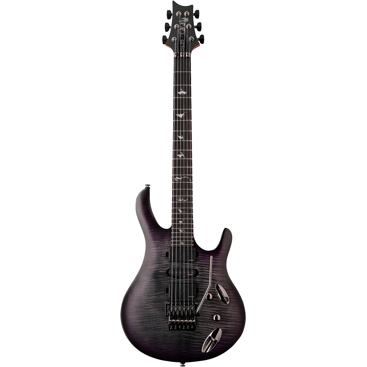 PRS SE Chleo Herman Li Signature Electric Guitar in Charcoal Purple Burst