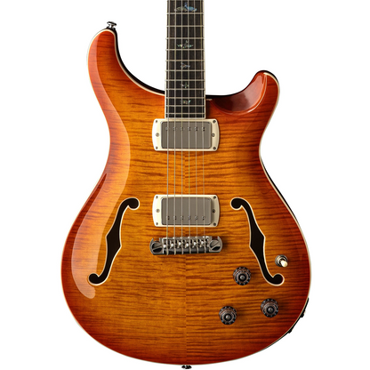 PRS SE Hollowbody II Piezo Electric Guitar in Vintage Sunburst