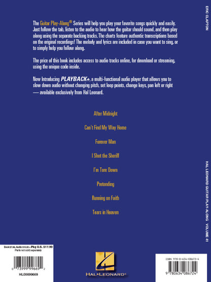 Eric Clapton Guitar Play Along Volume 41 Bk/Ola