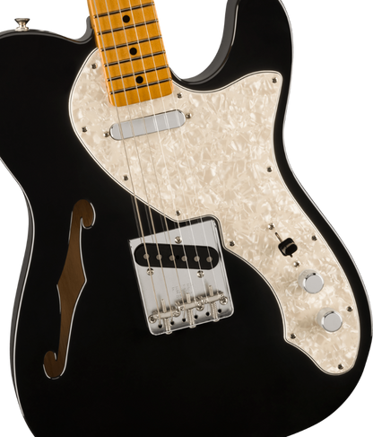 Fender Vintera II '60s Telecaster Thinline, Maple Fingerboard in Black