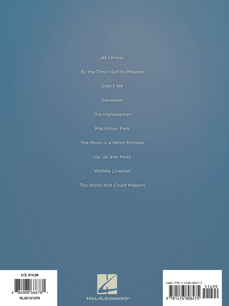 The Jimmy Webb Songbook PVG