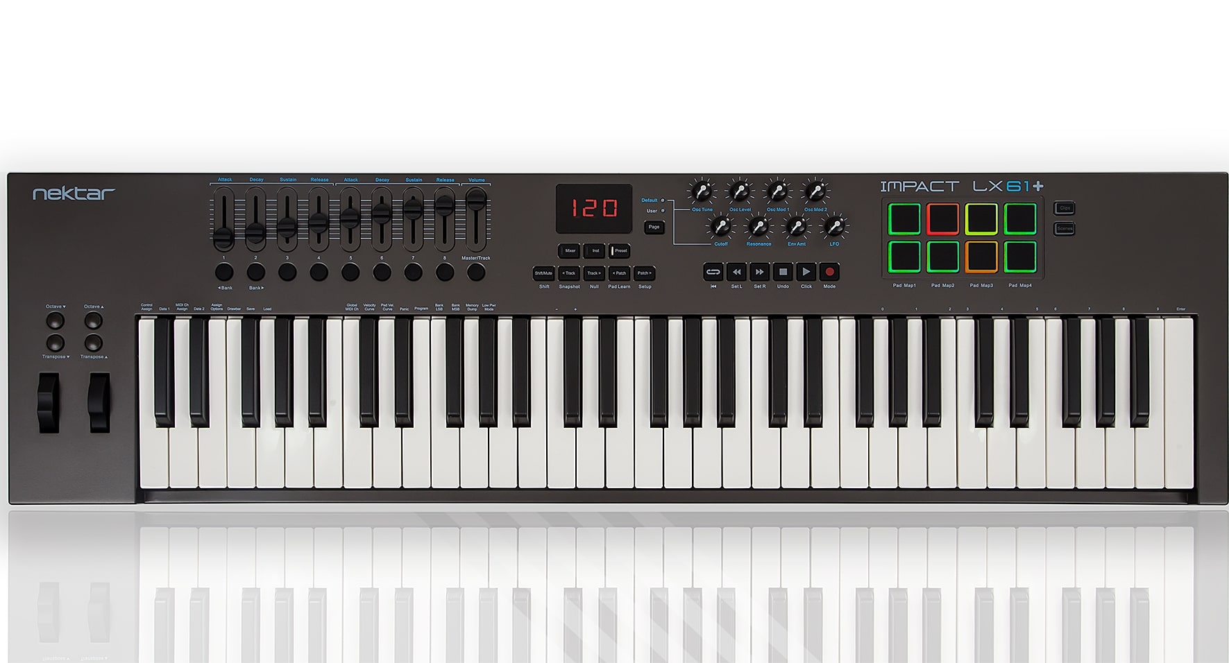 Nektar Impact LX61+ USB MIDI Controller