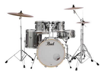Pearl Export 20" Fusion 5 Piece Drum Kit in Smokey Chrome