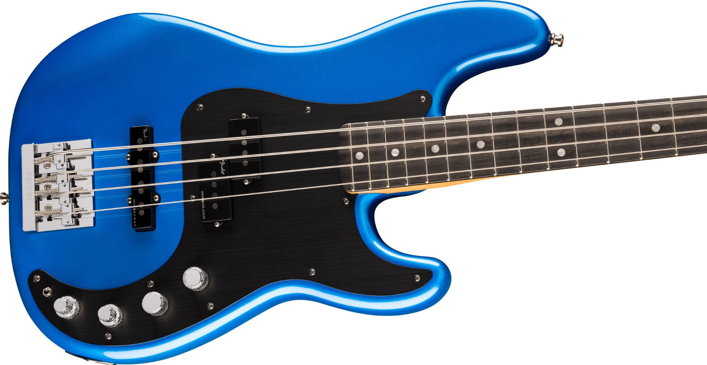 Fender American Ultra II Precision Bass, Ebony Fingerboard in Noble Blue