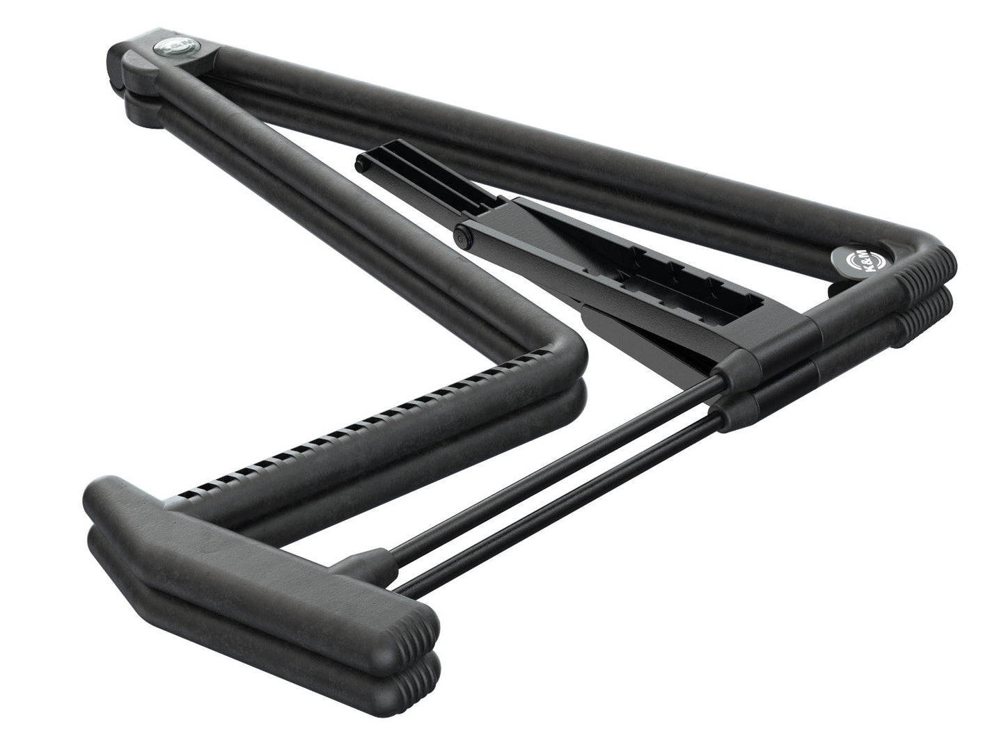 K&M 17580 Heli 2 Acoustic Guitar Stand in Black