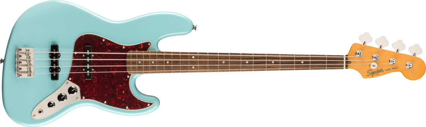 Squier Classic Vibe '60s Jazz Bass, Laurel Fingerboard in Daphne Blue