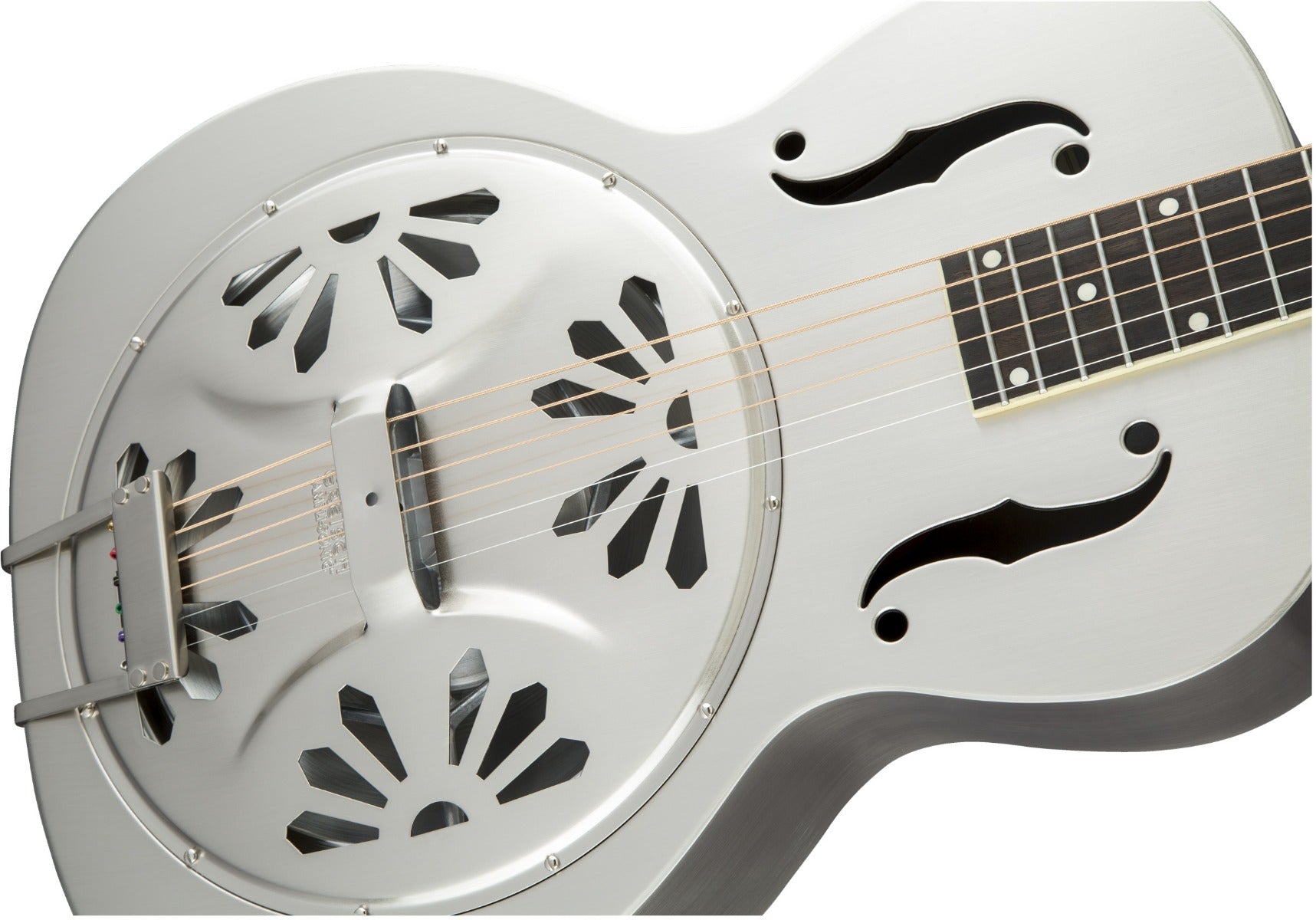 Gretsch G9221 Bobtail Steel Round-Neck A.E., Steel Body Spider Cone Resonator Guitar, Fishman Nashville Resonator Pickup