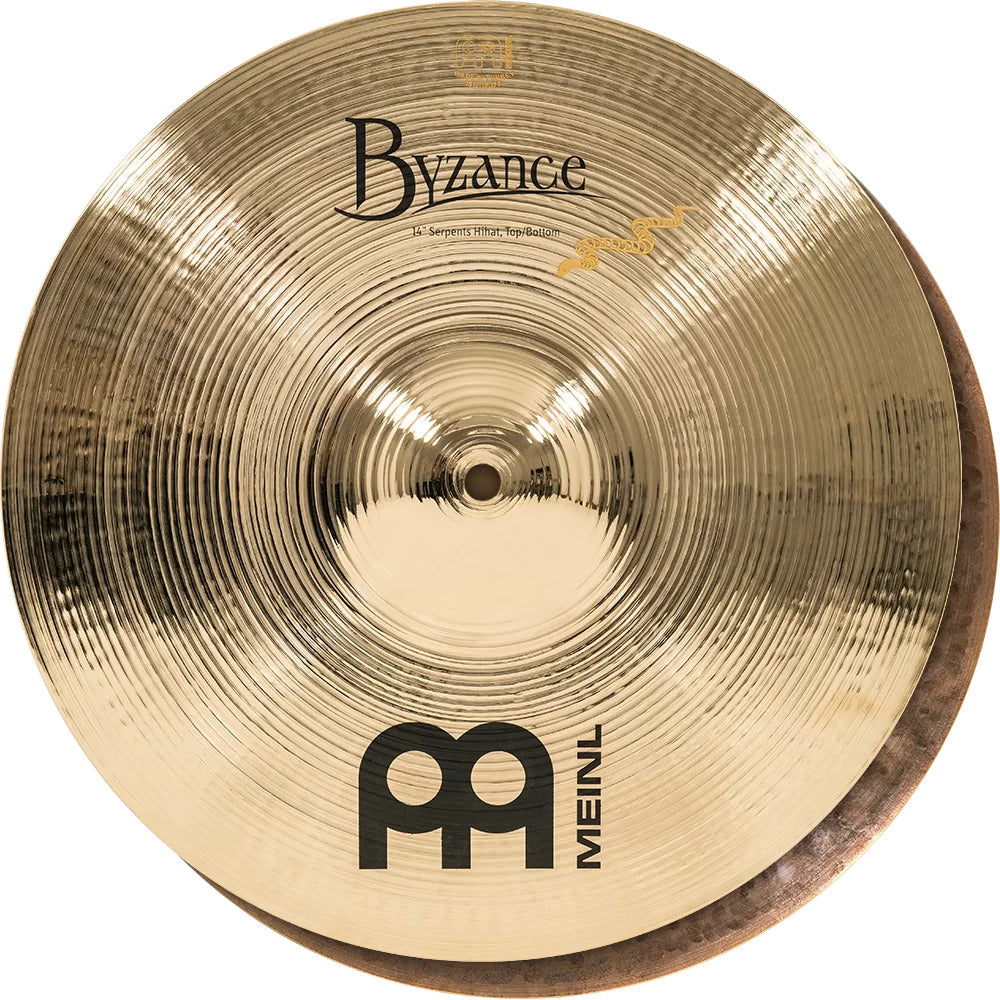 Meinl Cymbals Byzance Brilliant Serpents Hi Hat 14"