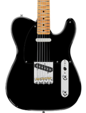 Fender American Vintage II 1951 Telecaster, AAA Flame Maple Neck, Maple Fingerboard, Black