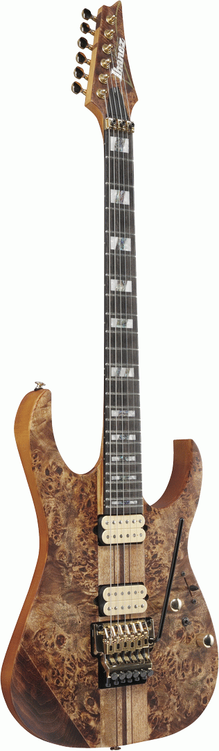 Ibanez RGT1220PB Premium Electric Guitar in Antique Brown Stained Flat