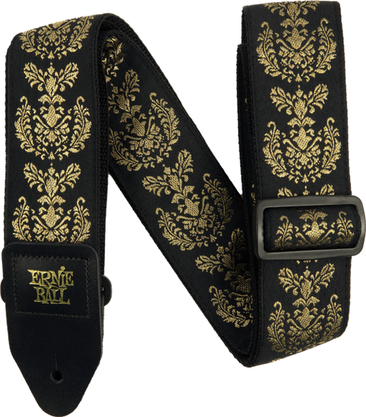 Ernie Ball Classis Jacquard Guitar Or Bass Strap in Royal Crest