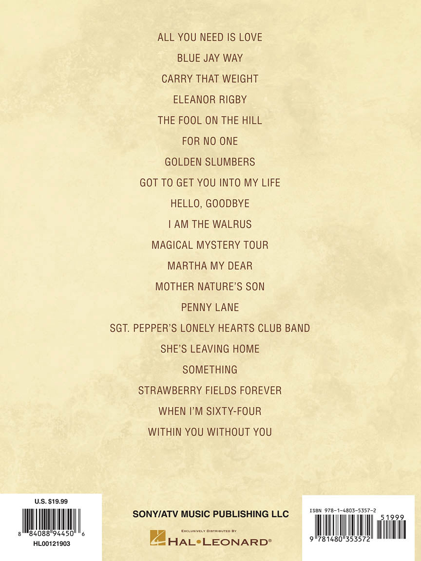 The Beatles Session Parts Transcribed Softcover