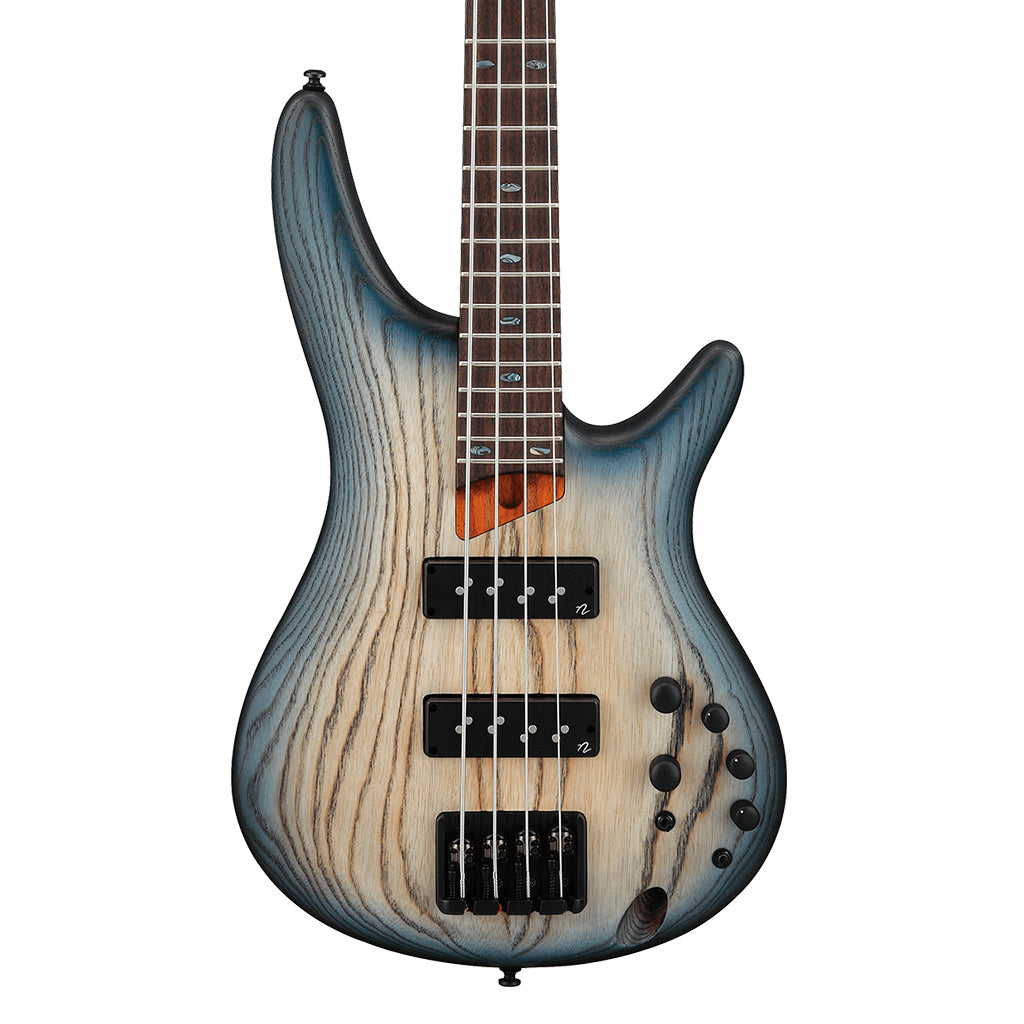 Ibanez SR600E Electric Bass in Cosmic Blue Starburst Flat