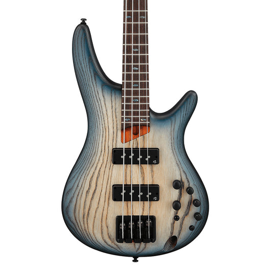 Ibanez SR600E Electric Bass in Cosmic Blue Starburst Flat