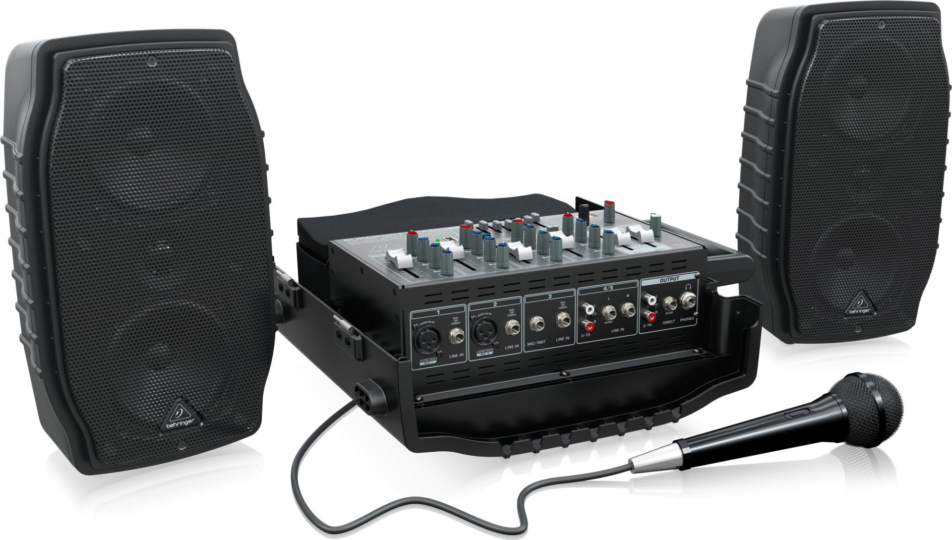 Behringer Europort PPA200 Ultra Compact 200W 5 Channel Powered Mixer