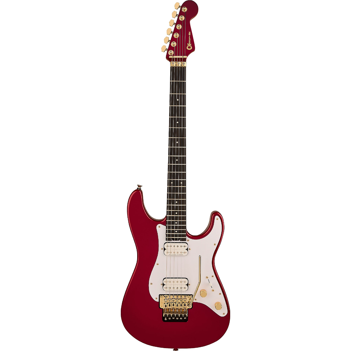 Charvel Pro-Mod Plus So-Cal SC1 Style 1 HH FR EB Electric Guitar in Candy Apple Red