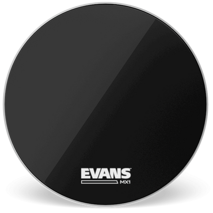 Evans MX1 Black Marching 26" Bass Drum Head