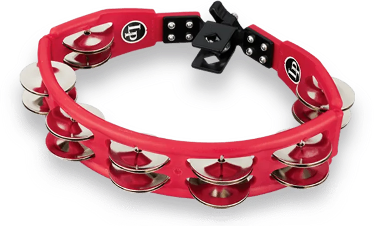 LP LP161 Cyclops Mountable Tambourine in Red steel
