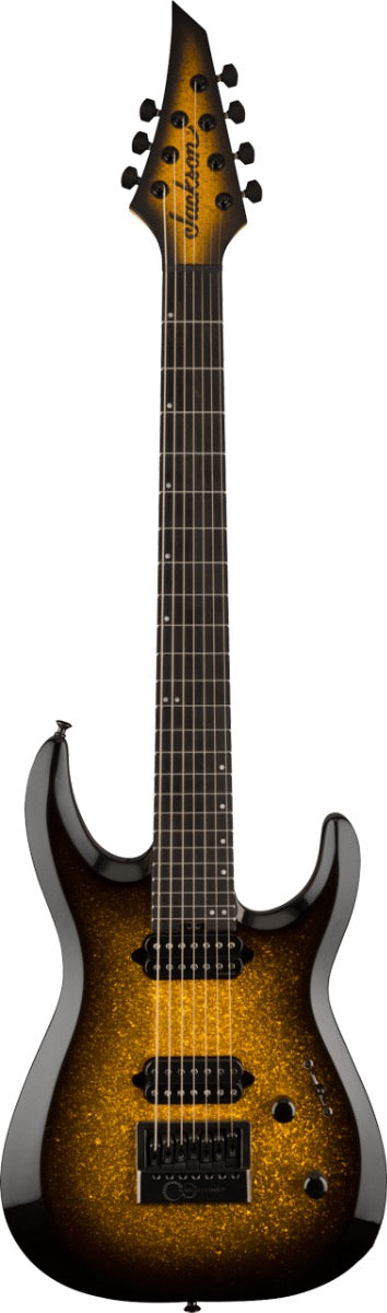 Jackson Pro Plus Series DK Modern Evertune 7  7 String in Gold Sparkle