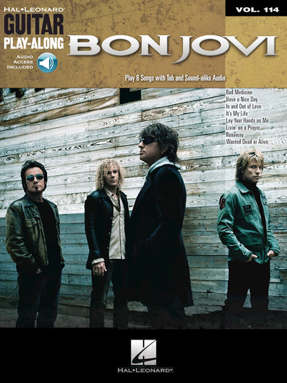 Bon Jovi Guitar Playalong Volume 114 BK/OLA